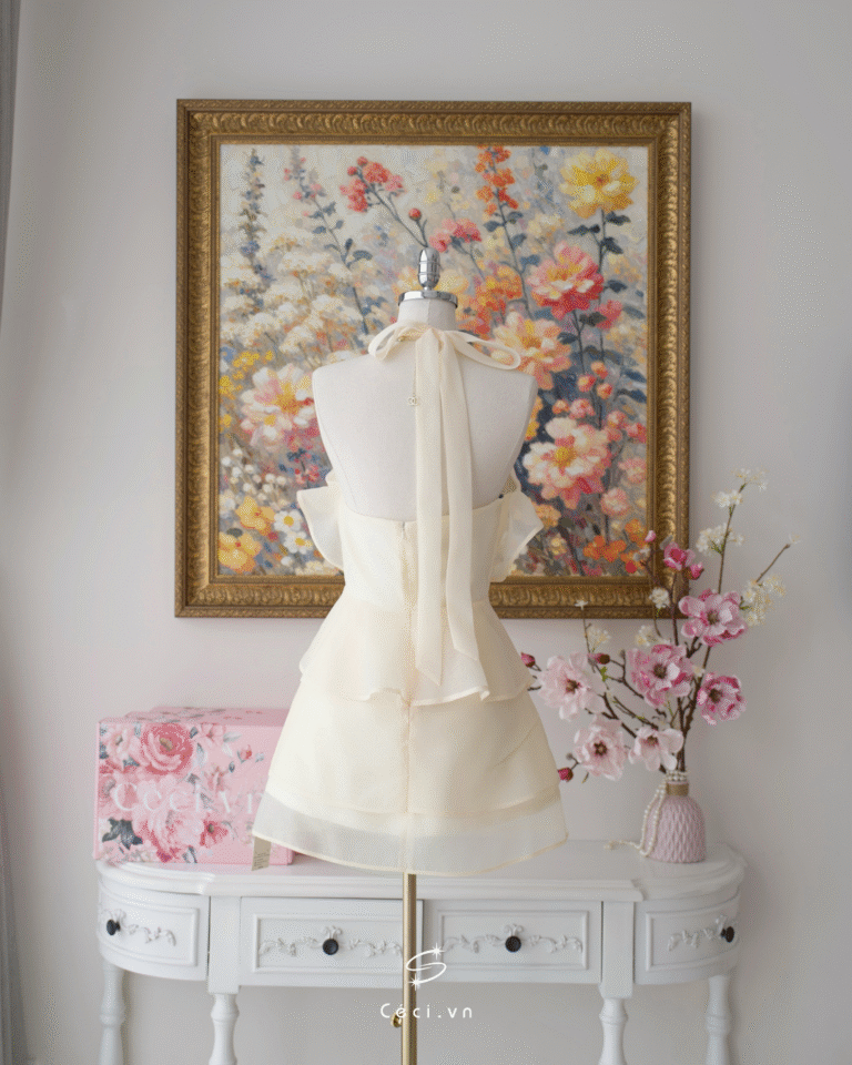 POEM DRESS 692 - KEM ĐẬM - Ảnh 4
