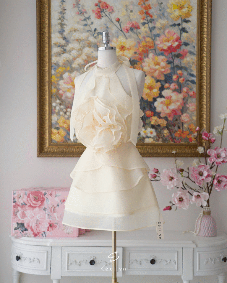 POEM DRESS 692 - KEM ĐẬM - Ảnh 3