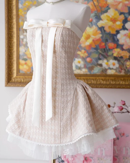ALISSA DRESS 706 - GẤM Z KEM - Ảnh 4