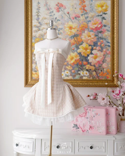 ALISSA DRESS 706 - GẤM Z KEM - Ảnh 3