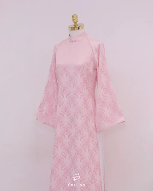 ÁO DÀI CHIÊU GIAO 700 - HỒNG - Ảnh 7
