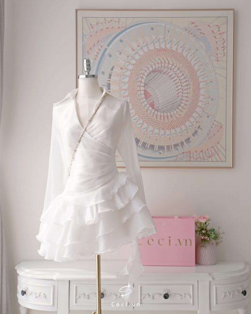 JIMI DRESS 687- TRẮNG