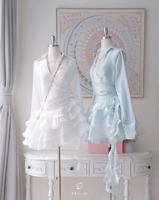 JIMI DRESS 687- TRẮNG - Ảnh 3