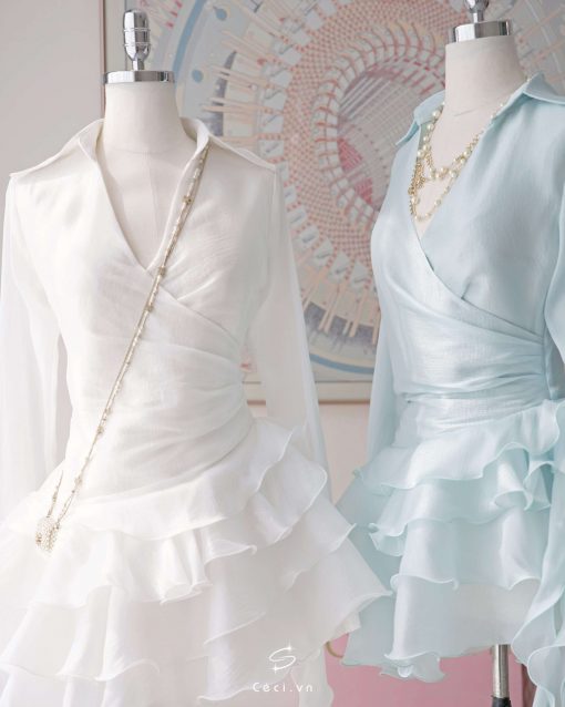 JIMI DRESS 687- TRẮNG - Ảnh 4