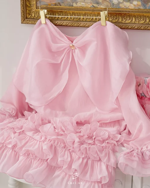 FIORA DRESS 714 - HỒNG - Ảnh 14