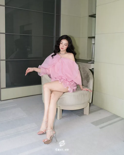 FIORA DRESS 714 - HỒNG - Ảnh 6