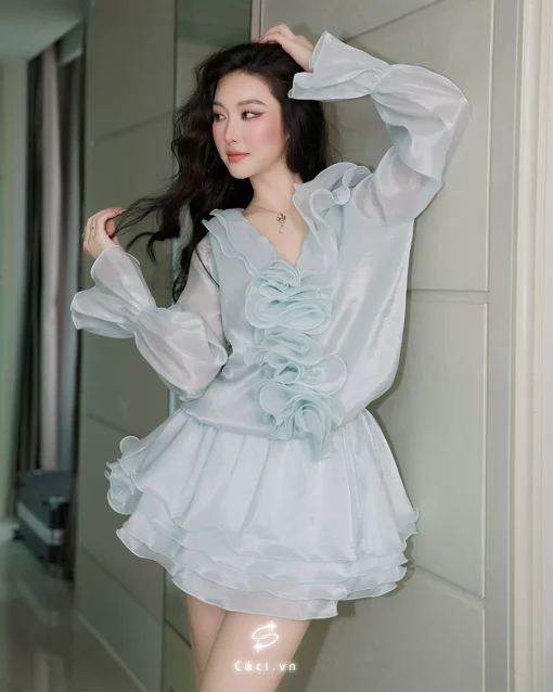 LEONA DRESS 717 - MINT
