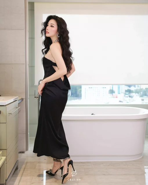 SELENE DRESS 710 - ĐEN - Ảnh 6