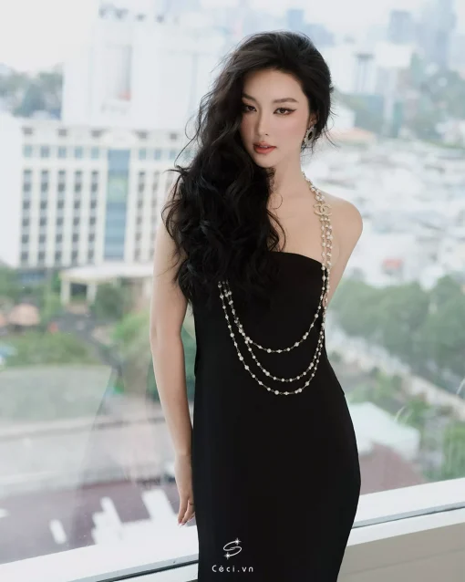 SELENE DRESS 710 - ĐEN - Ảnh 7