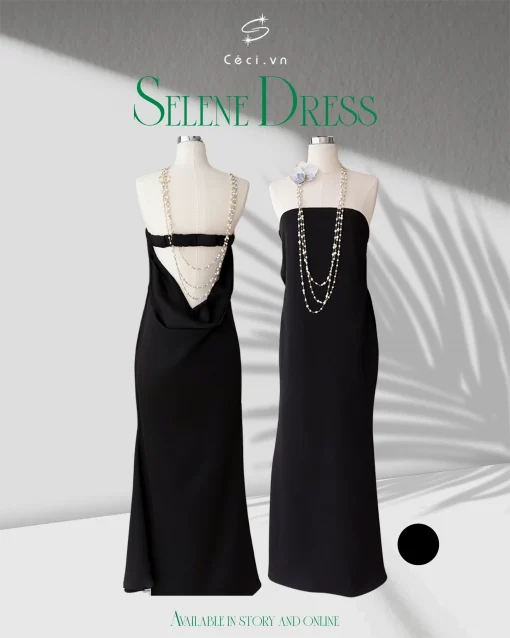 SELENE DRESS 710 - ĐEN - Ảnh 13
