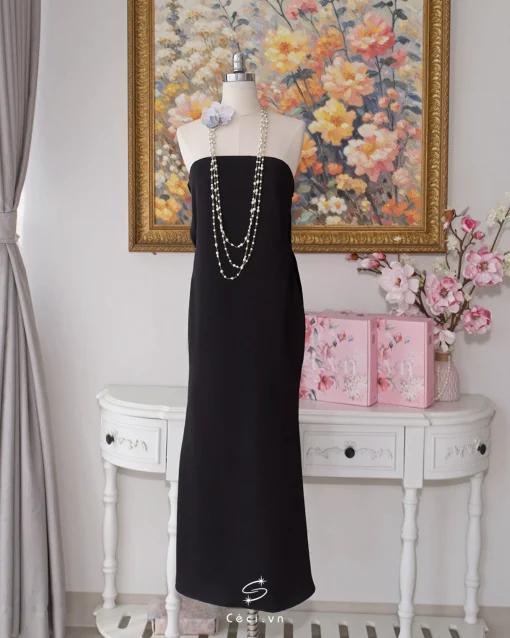 SELENE DRESS 710 - ĐEN - Ảnh 8