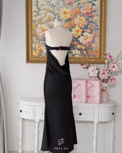 SELENE DRESS 710 - ĐEN - Ảnh 9