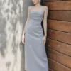AMI SILK DRESS