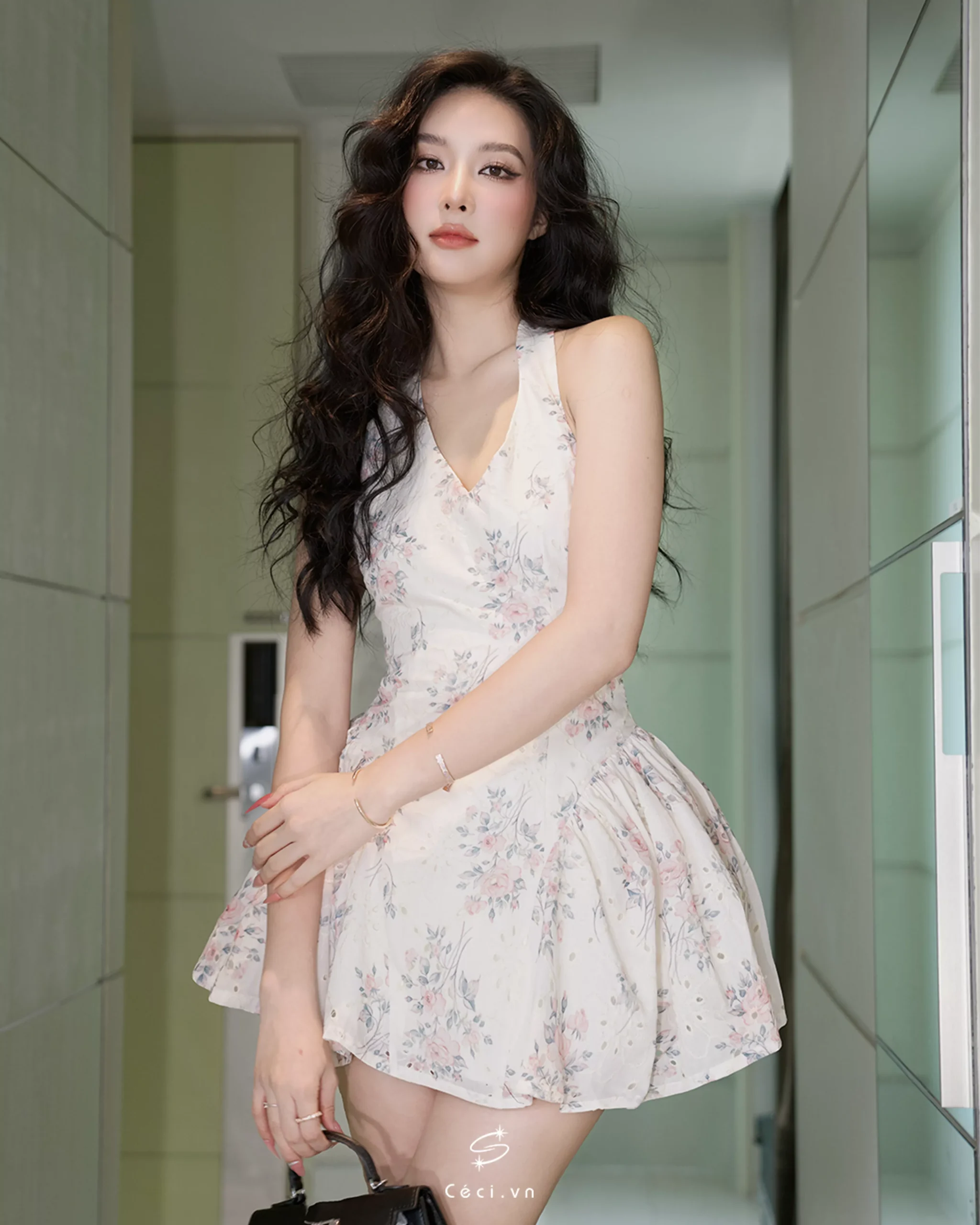 BELLE DRESS 709 - BLUSH BOUQUET - Ảnh 4