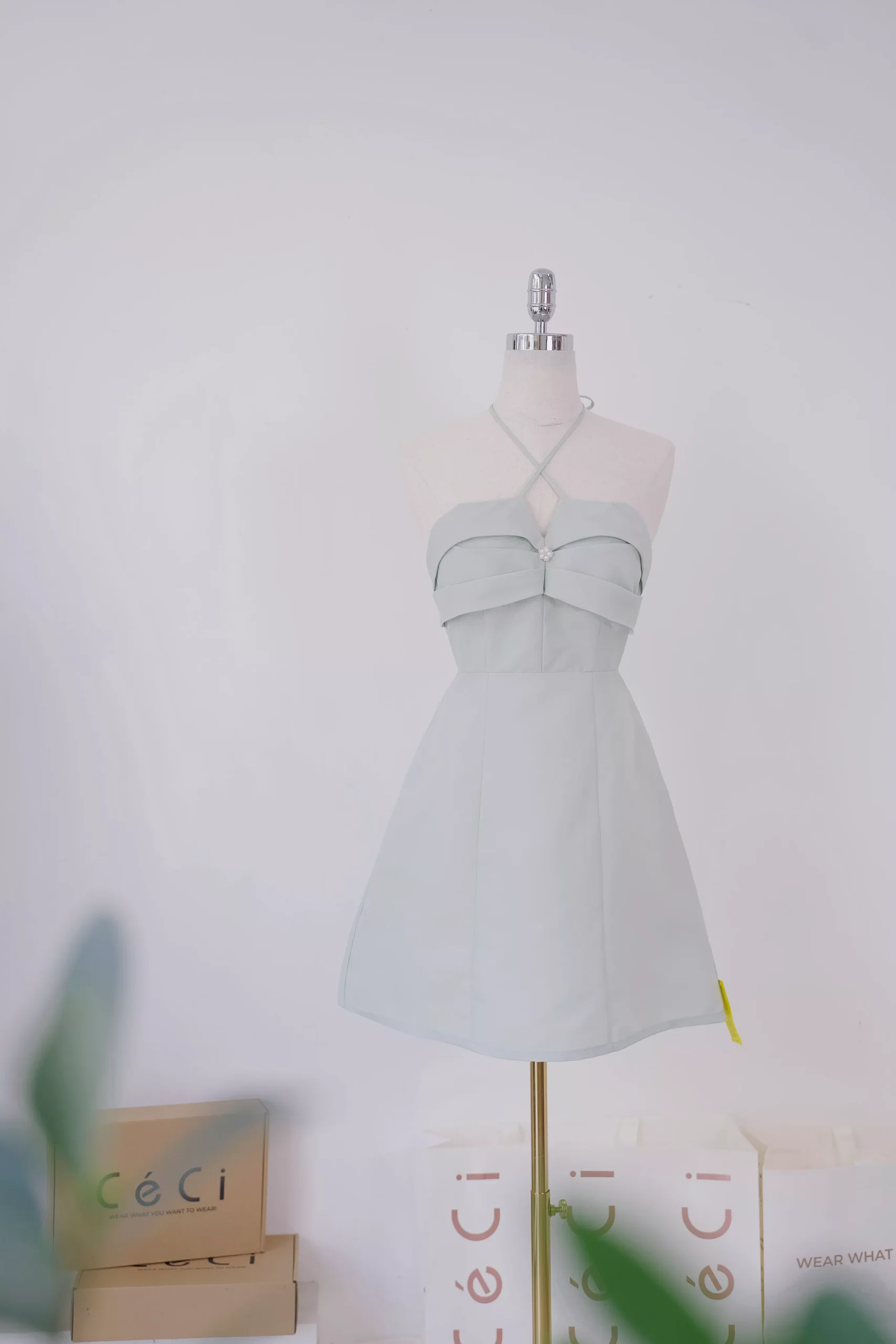 VANESSA DRESS 591 - MINT