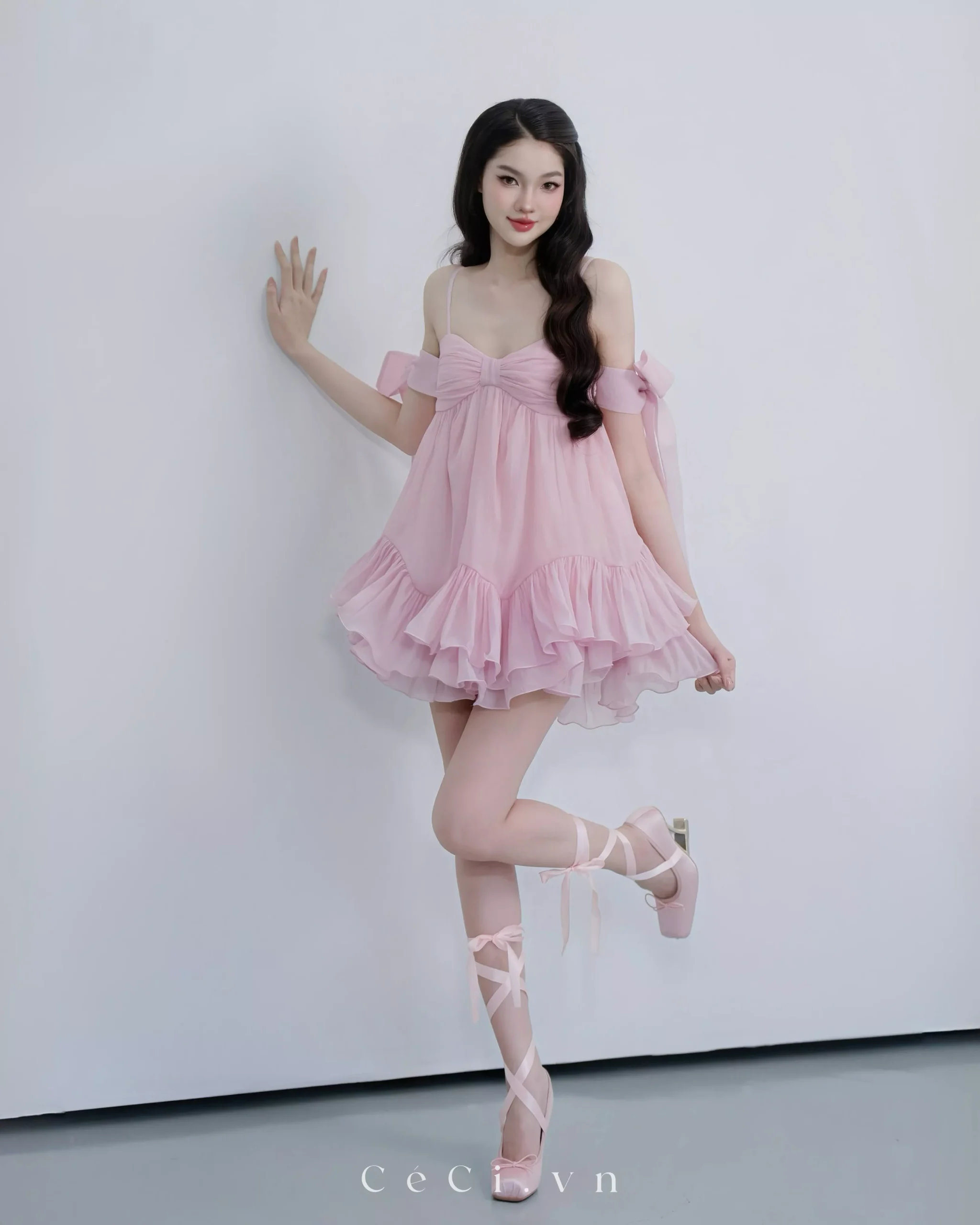 PHOEBE DRESS 704 - BABY ROSE