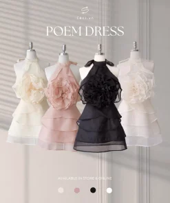Alternative view of POEM DRESS 692 – KEM ĐẬM