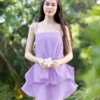SHINY BOWIE DRESS 652