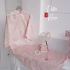 ÁO DÀI DIÊN HOA 691.16 - HỒNG - KHÔNG KÈM QUẦN