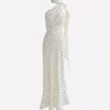 MALIYAH DRESS 743 - IVORY POLKA