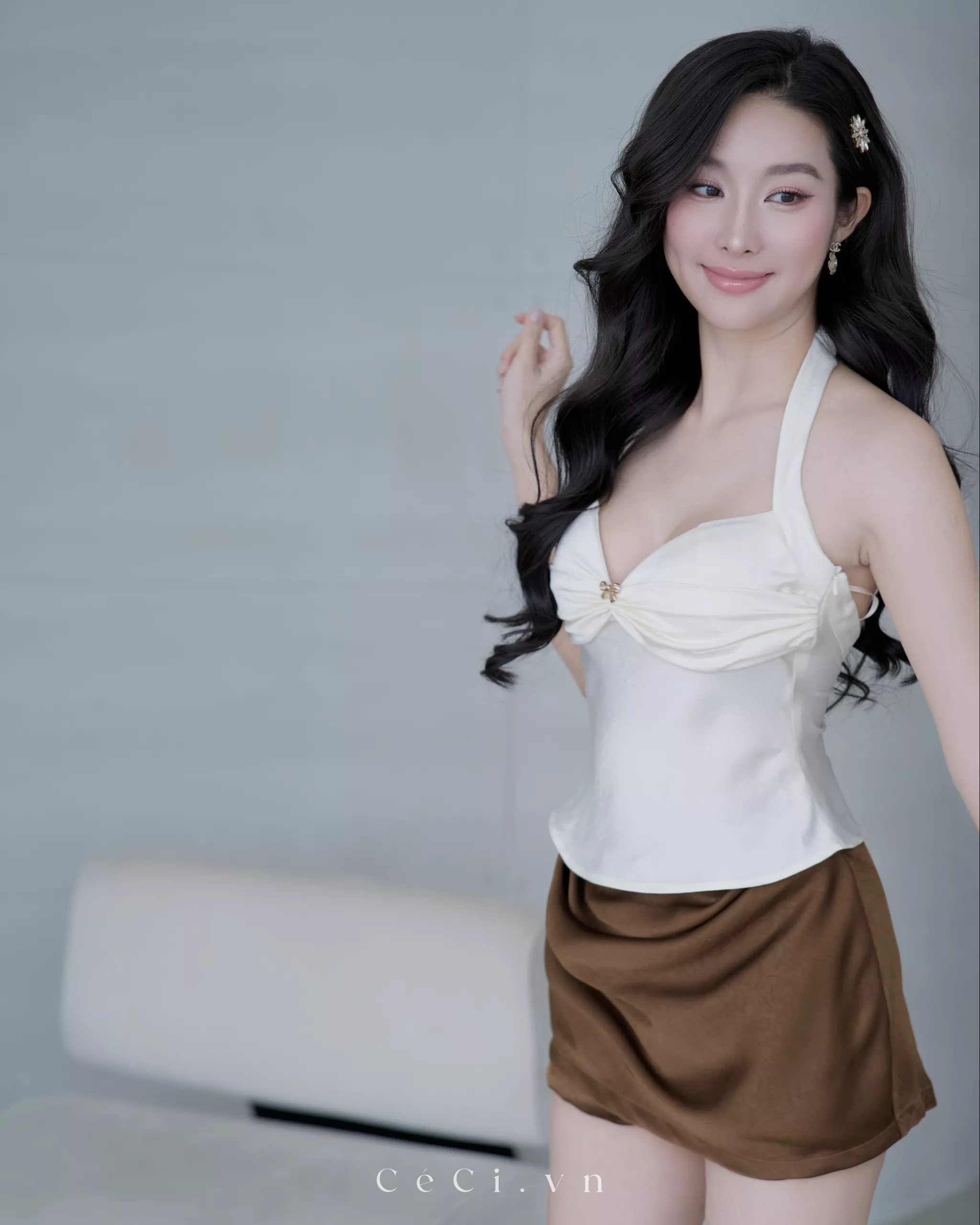 MONA SKIRT 747 - MOCHA ALLURE - Ảnh 4