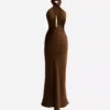 EMBER DRESS 745 - MOCHA ALLURE
