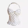 LUCIA TOP 756 - IVORY POLKA