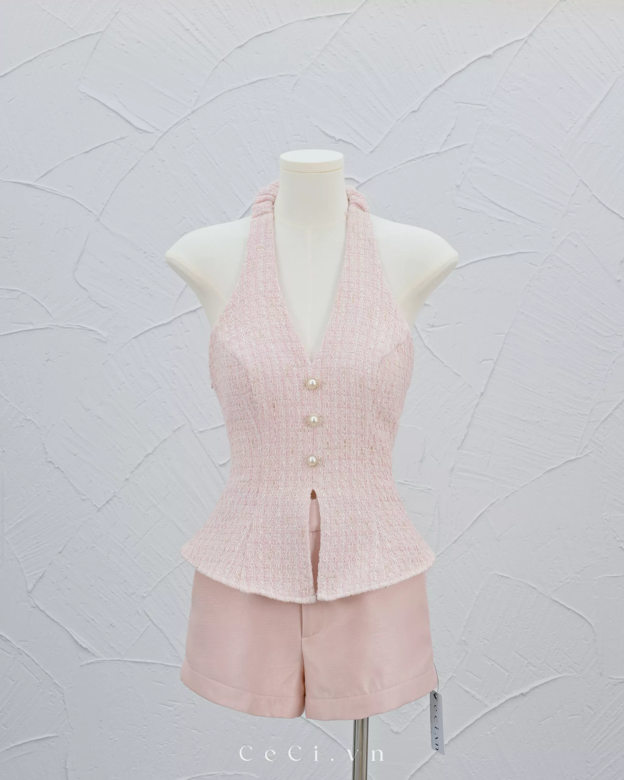 Alternative view of AMORA SHORT 749 - PINK SHIMMER