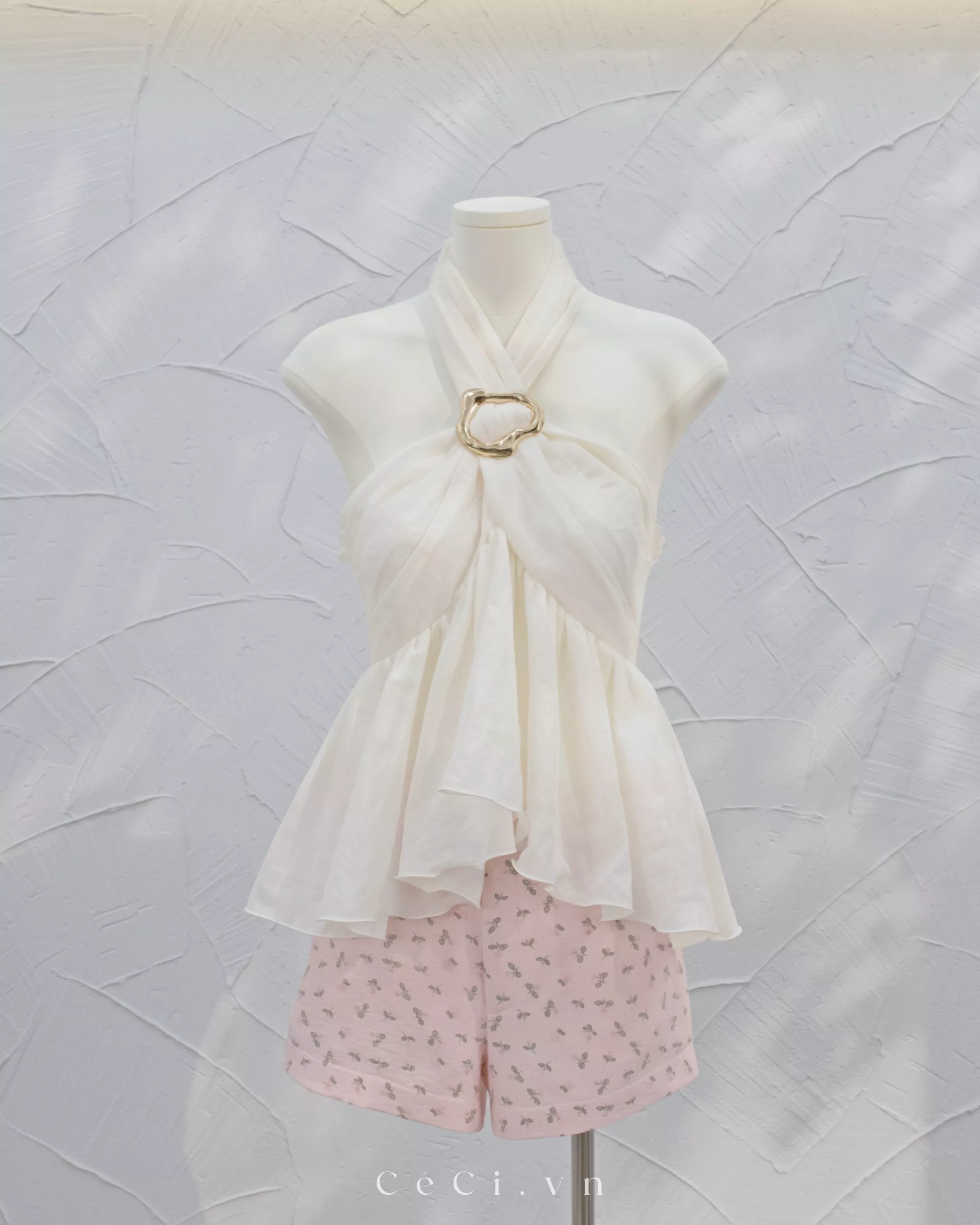 Alternative view of AMORA SHORT 749 - ROSE FLEUR