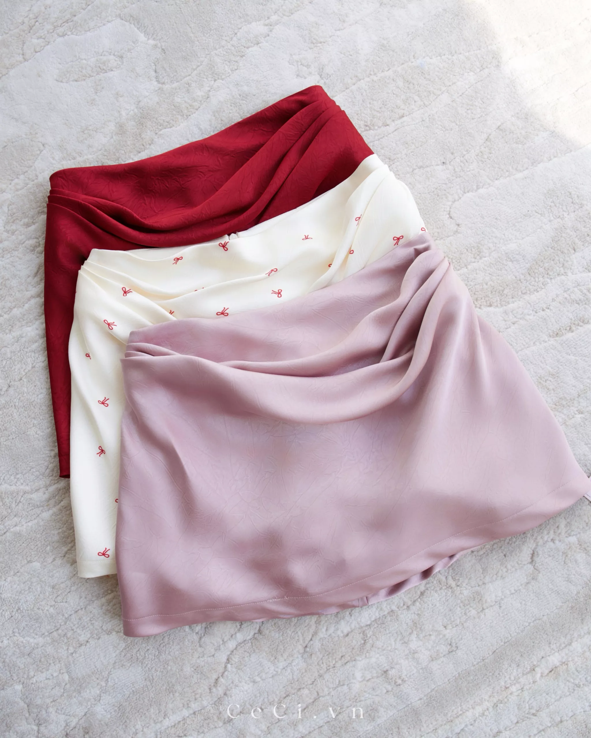 MONA SKIRT 747 - BURGUNDY NOIR - Ảnh 3
