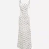 CALISANDRA DRESS 729 - IVORY POLKA