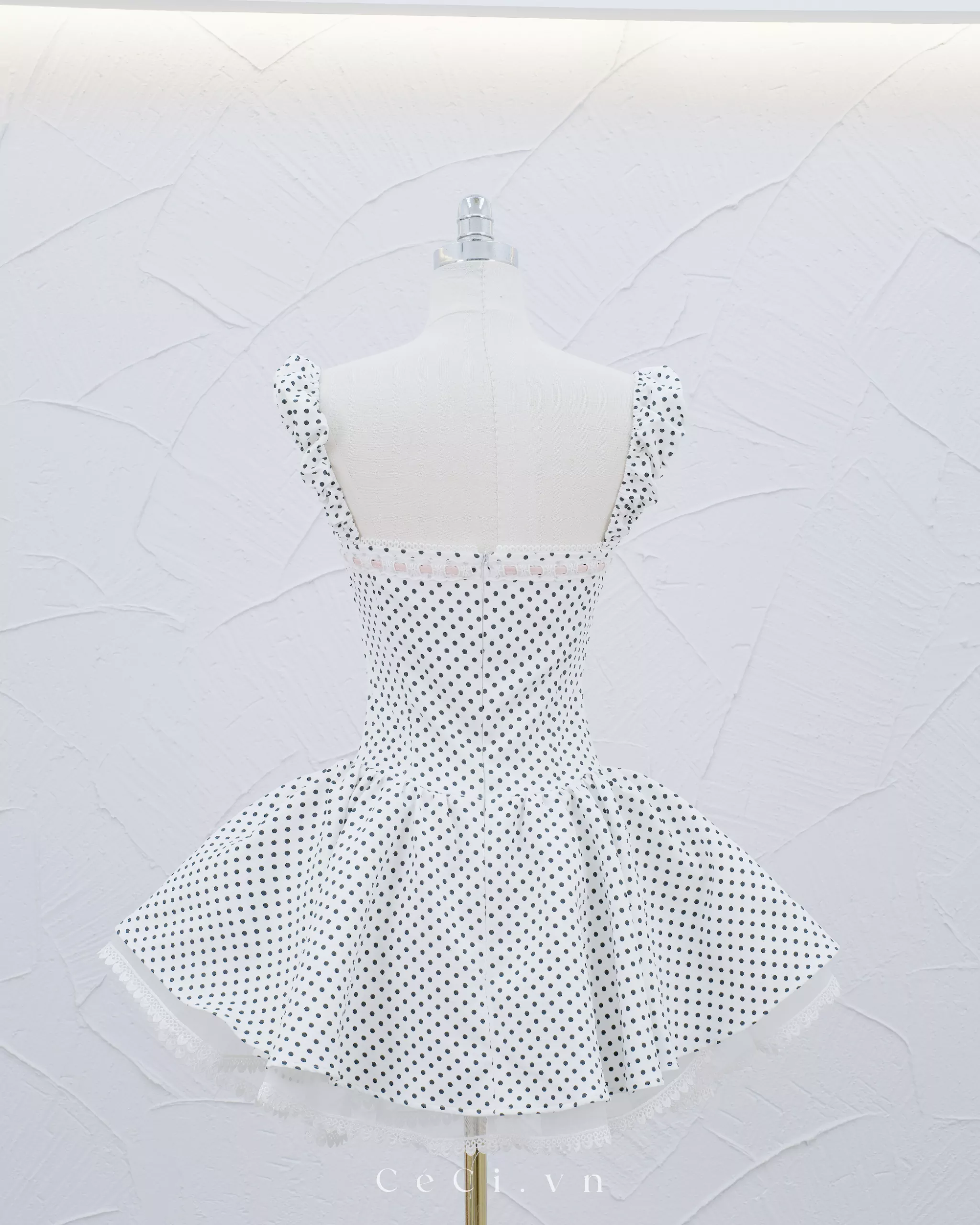 JULIETTE DRESS 744 - PEARL POLKA - Ảnh 11