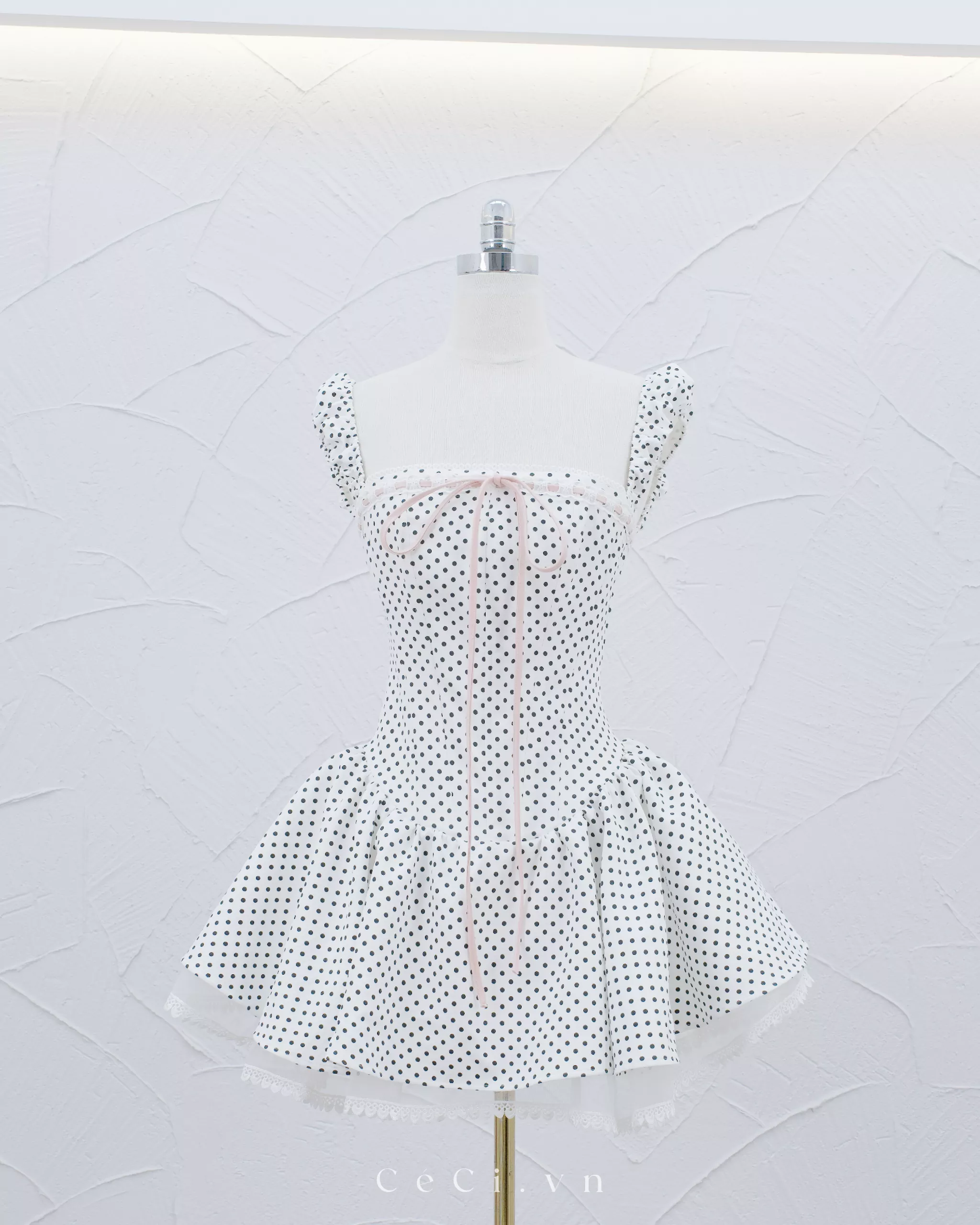 JULIETTE DRESS 744 - PEARL POLKA - Ảnh 10