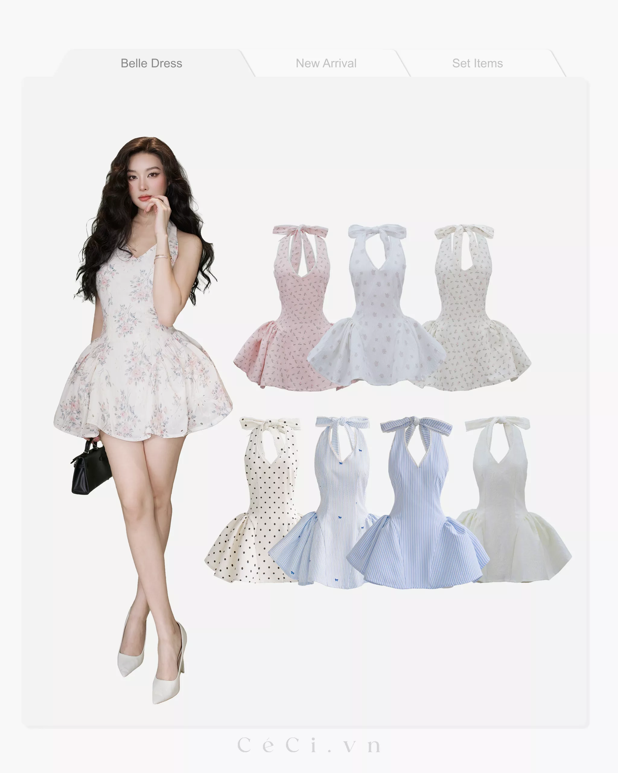 Alternative view of BELLE DRESS 709 - BLUSH BOUQUET