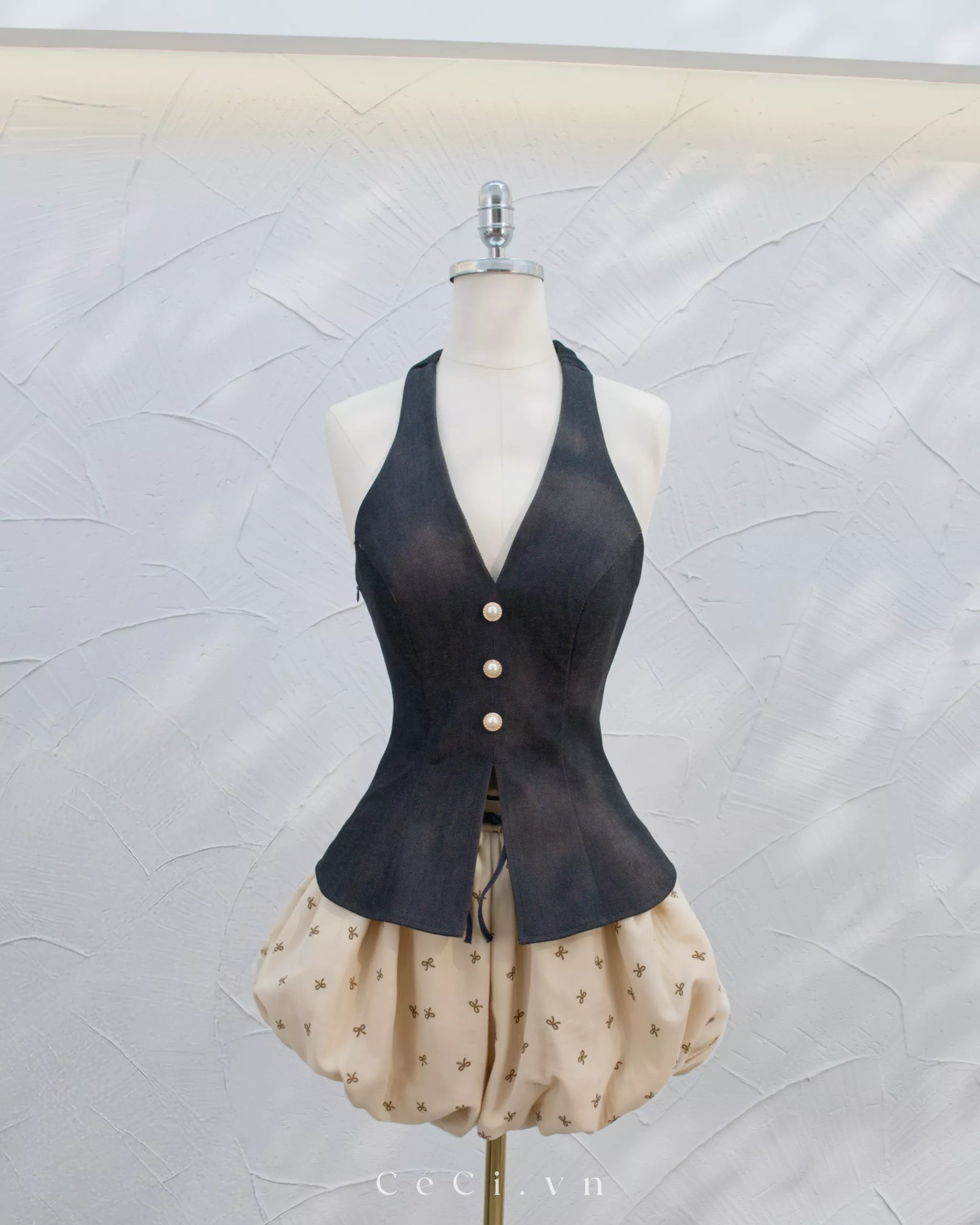 POPPY SHORT 742Q - LATTE BOW - Ảnh 3