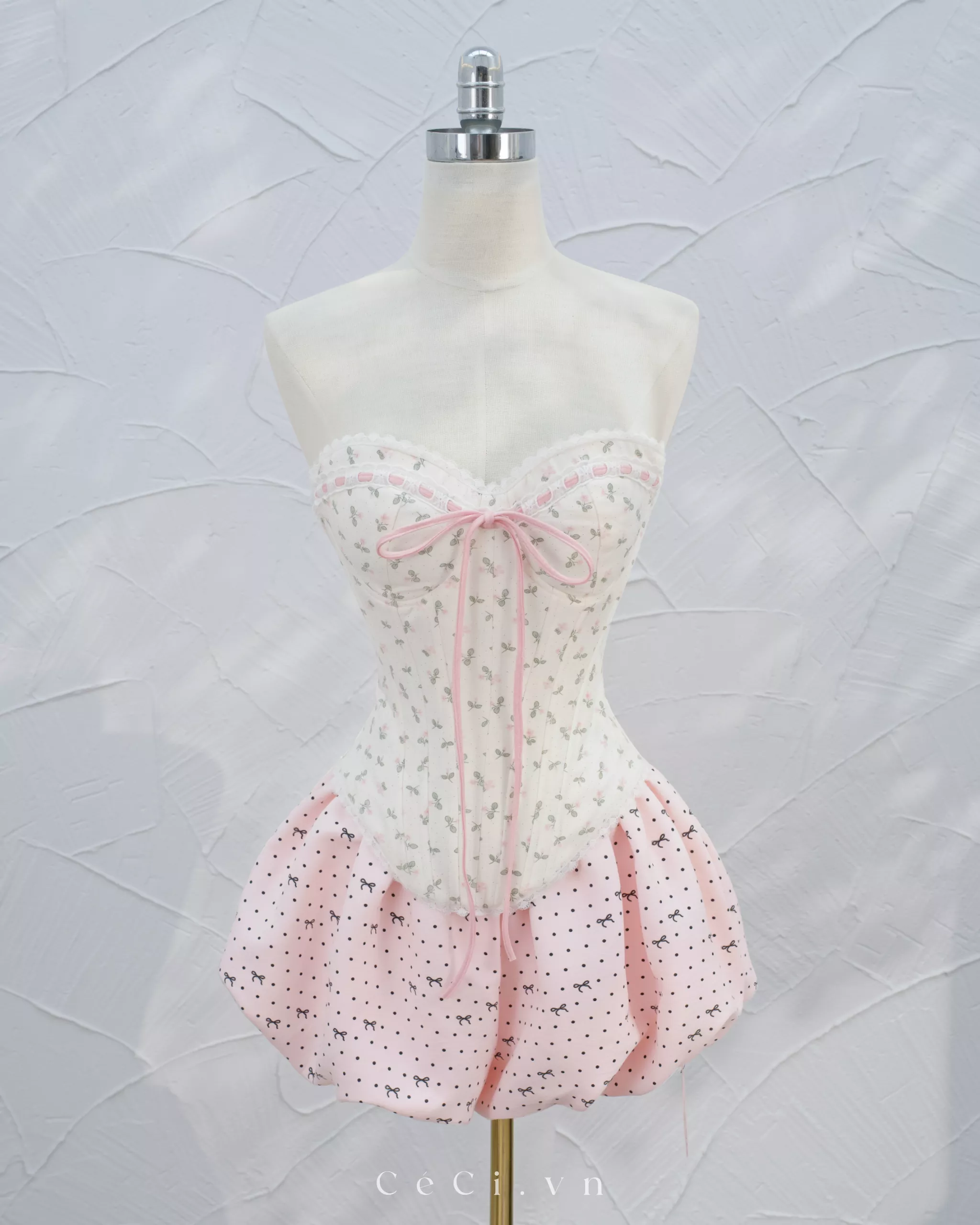 POPPY SHORT 742Q - ROSE BOW POLKA - Ảnh 3