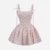 CALINA DRESS 738 - ROSE POLKA