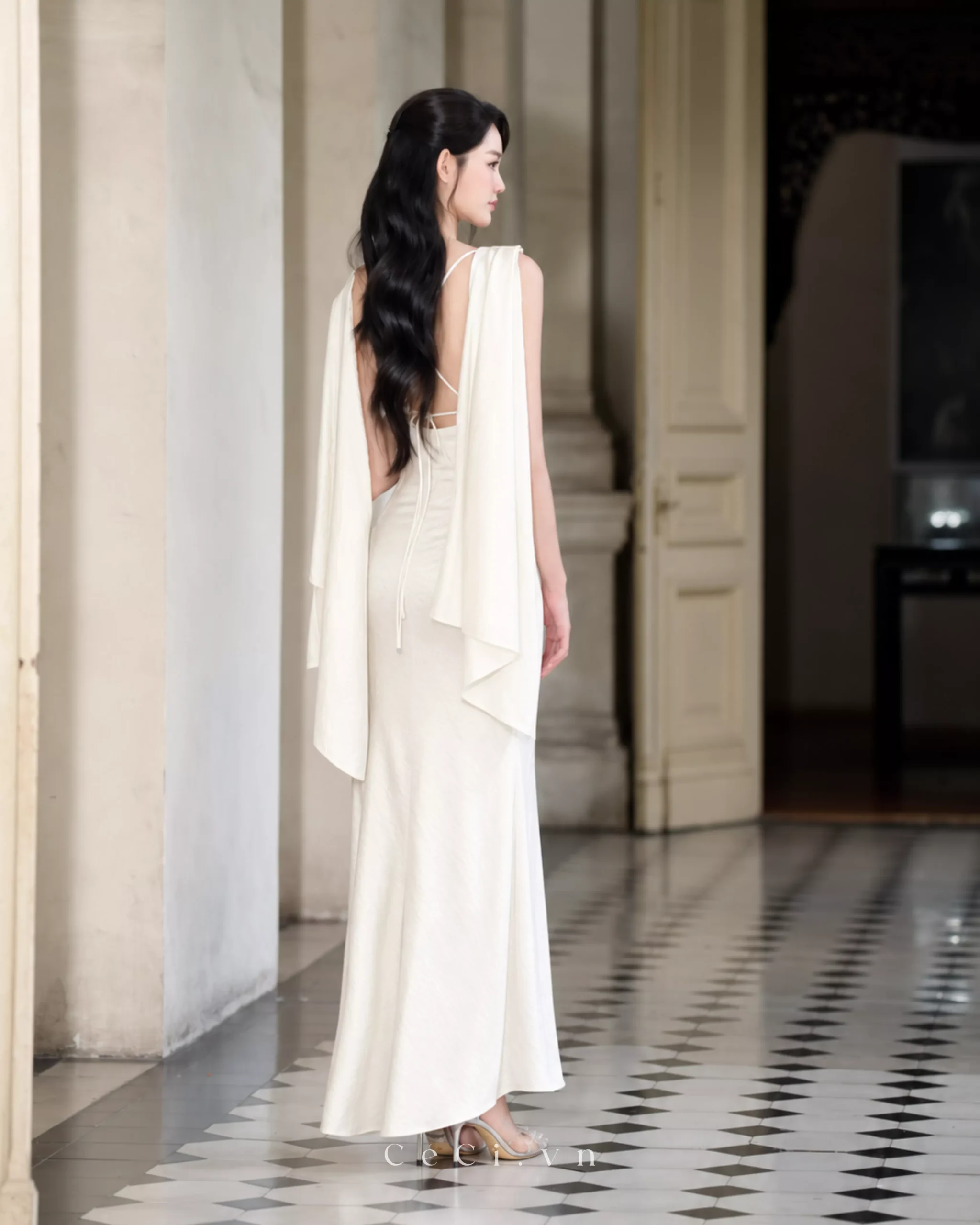 MINETTA DRESS 784 - PEARL VEIL - Ảnh 3