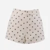 AMORA SHORT 749 - IVORY POLKA