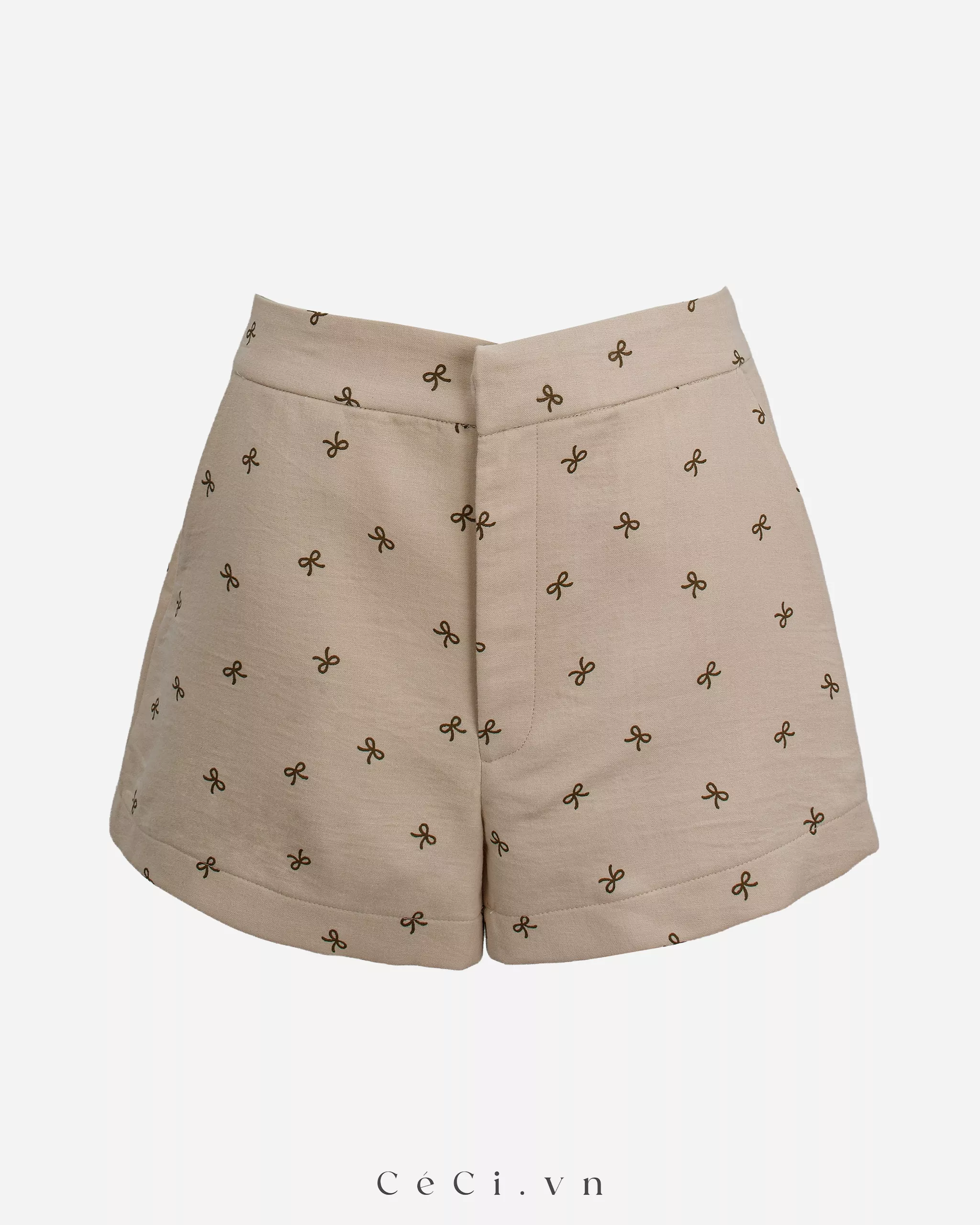 AMORA SHORT 749 - LATTE BOW