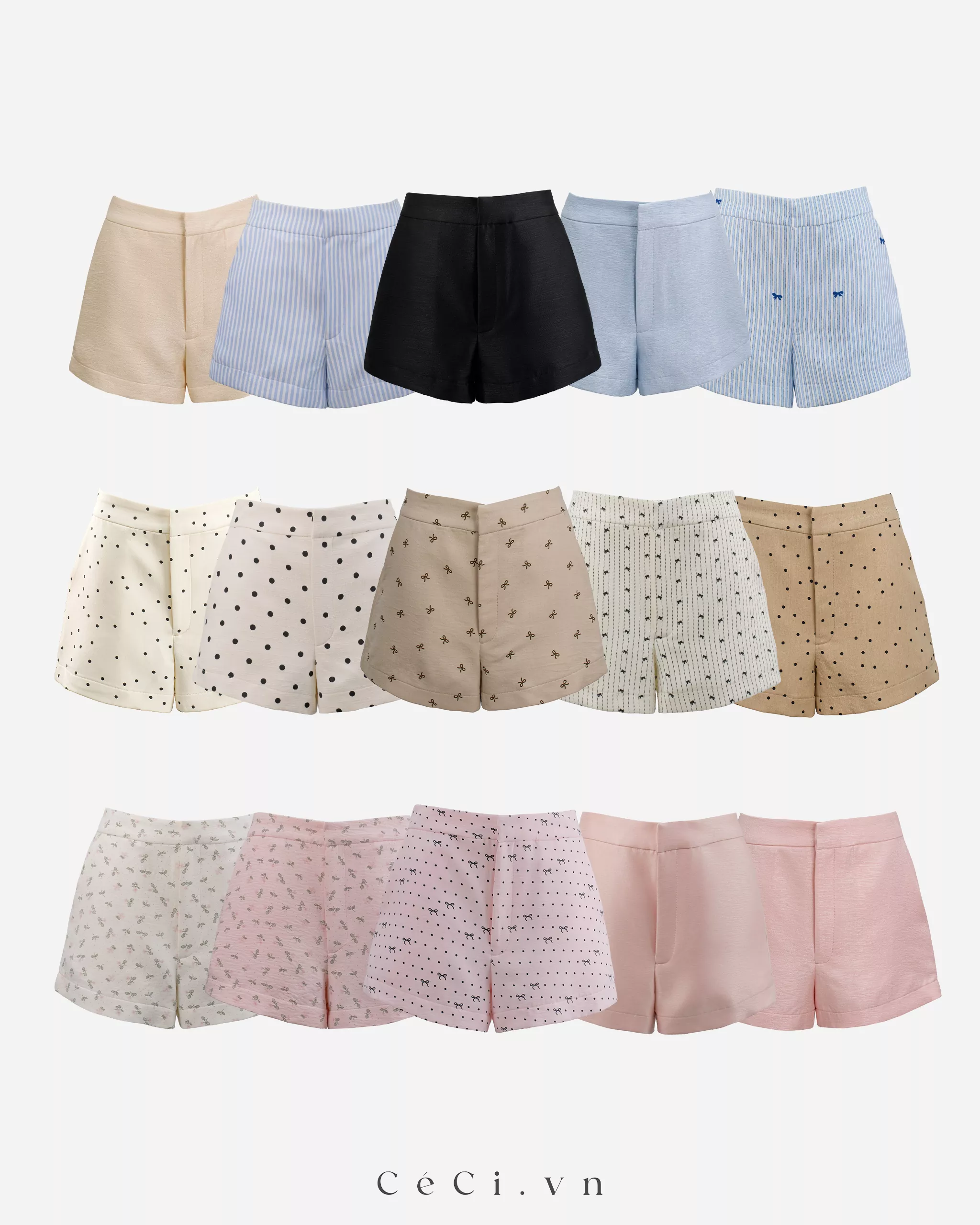 Alternative view of AMORA SHORT 749 - PEARL POLKA