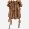 KRISTY DRESS 763 - MOCHA ALLURE
