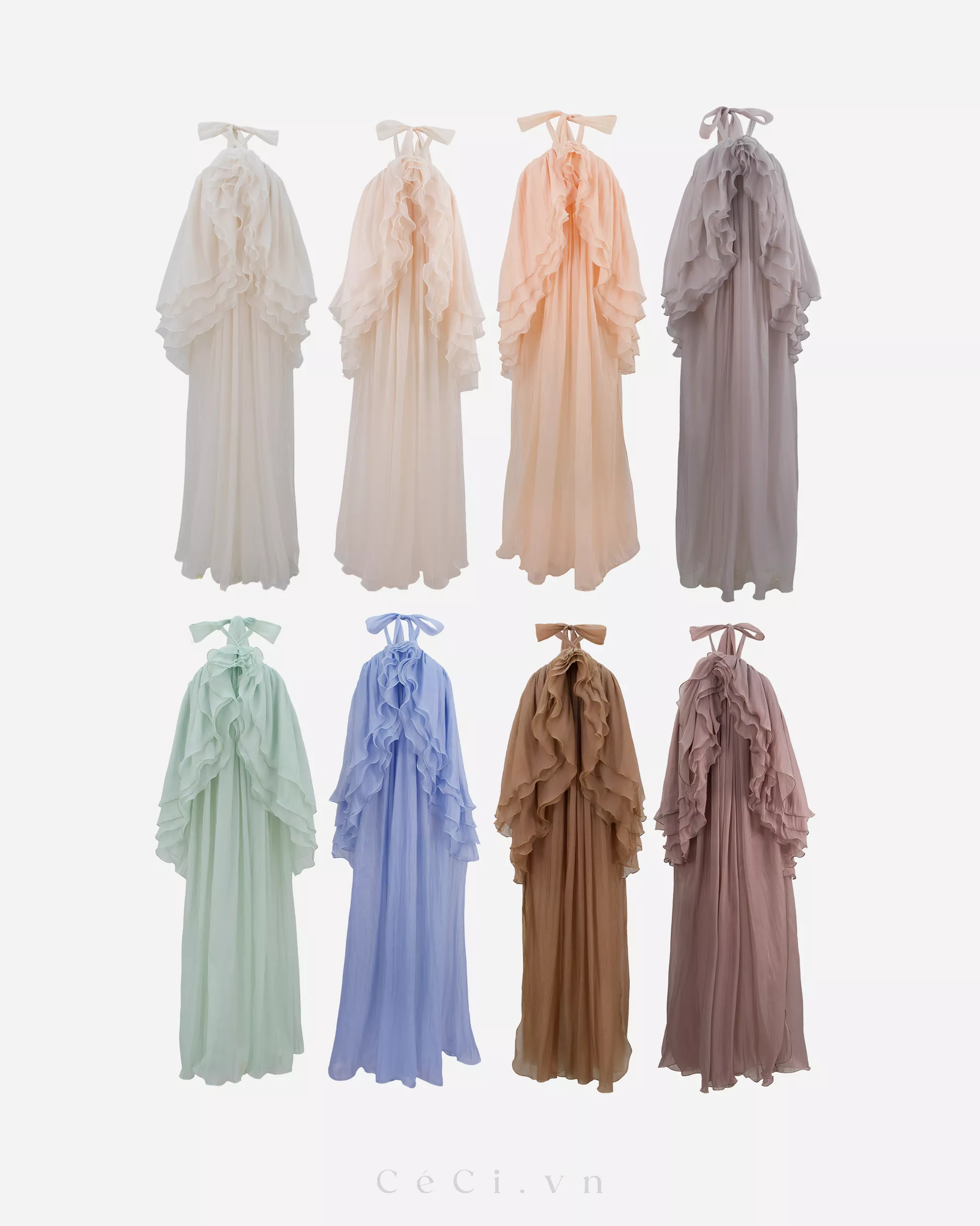Alternative view of MARIELLE DRESS 764 - MOCHA ALLURE - FREESIZE