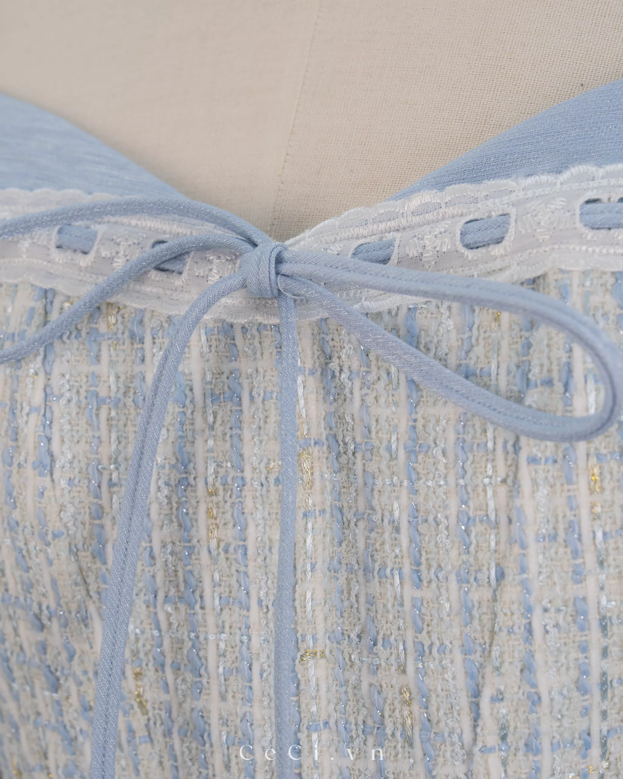 LOTTIE TOP 786 - TWEED BLUE - Ảnh 4