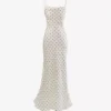 LIVIA DRESS 768 - IVORY POLKA