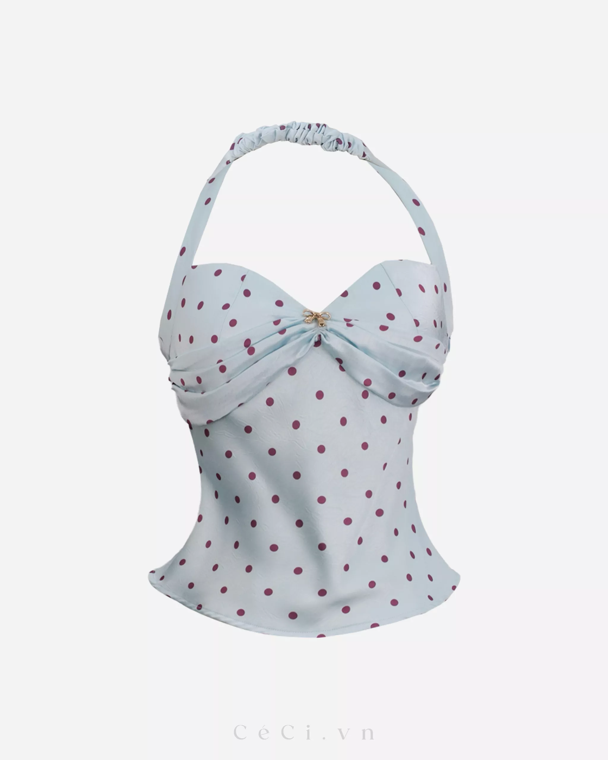 LUCIA TOP 756 - JADE FROST POLKA