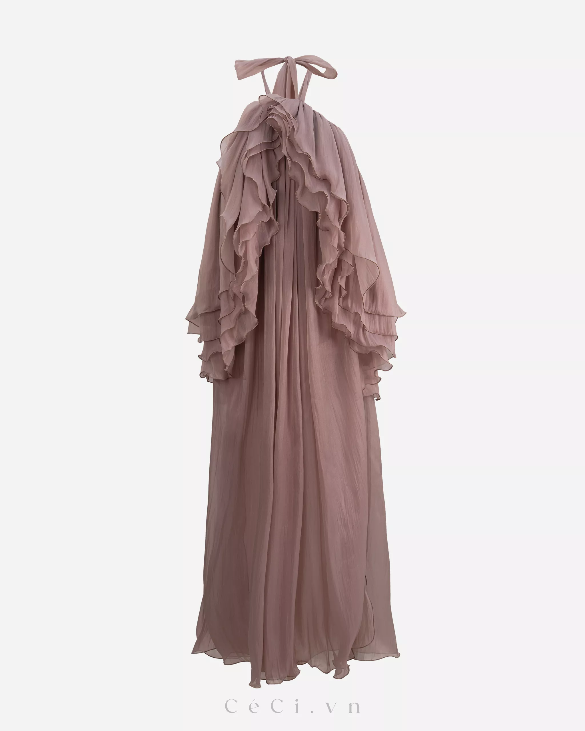 MARIELLE DRESS 764 - DUSTY MOCHA