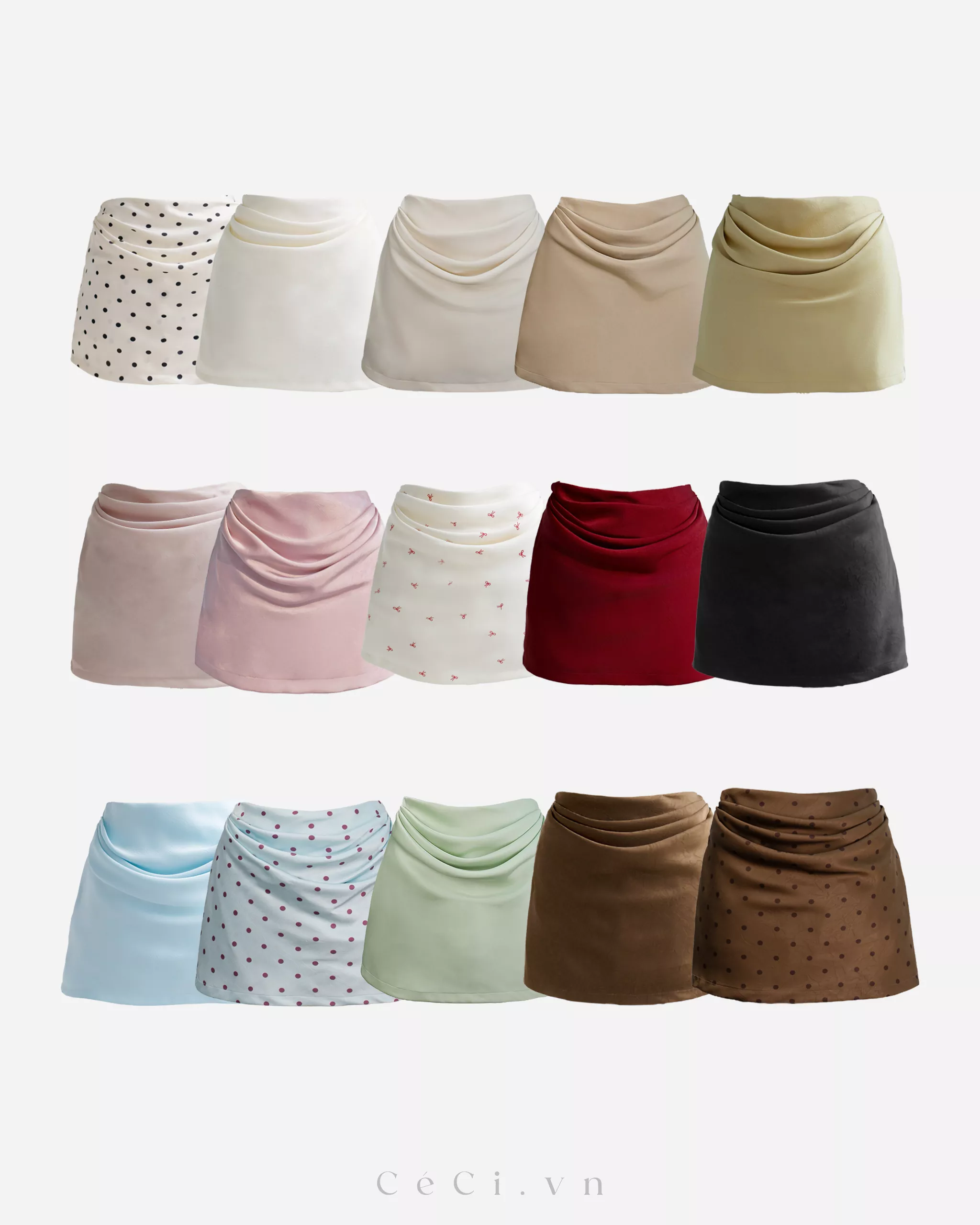 Alternative view of MONA SKIRT 747 - OLIVE GLOW