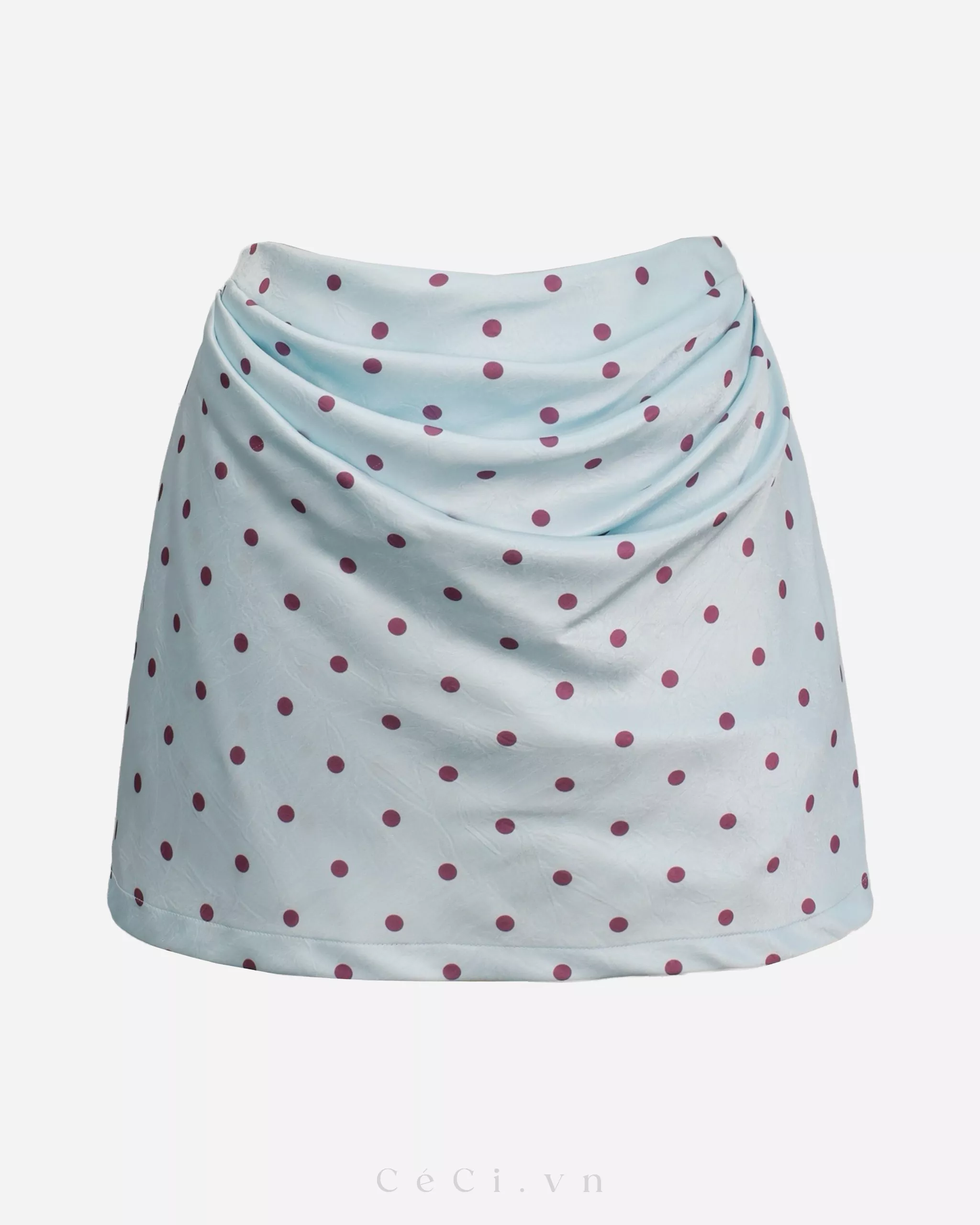 MONA SKIRT 747 - JADE FROST POLKA